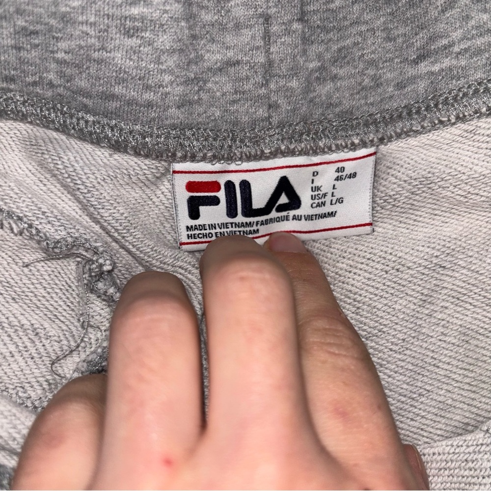 Fila Gray Sweatshirt with Logo and Matching Joggers - Picture 5 of 7